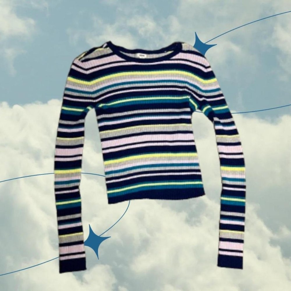 Size Small Striped Garage Longsleeve